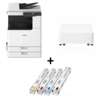Canon Laser IR C3226i MFP + TONER C-EXV54 BK (15500 p), Y/C/M (8500 p) + Plain Pedestal Type-S3