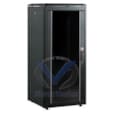 Armoire DYNAmic 600/600 19" avec Porte en Verre 32U LN-FS32U6060-BL-111