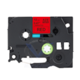RUBAN AIMO E1000 PRO NOIR/ROUGE 12MM COMPATIBLE AVEC BROTHER AZE-431