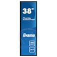 Écran LED 38" ProLite 1920 x 540 pixels HDMI/VGA/DVI Haut-parleurs intégrés 24/7 S3820HSB-B1