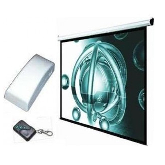ECRAN DE PROJECTION MURAL AUTOMATIQUE 2X2 MÈTRES 2x2M ELEC