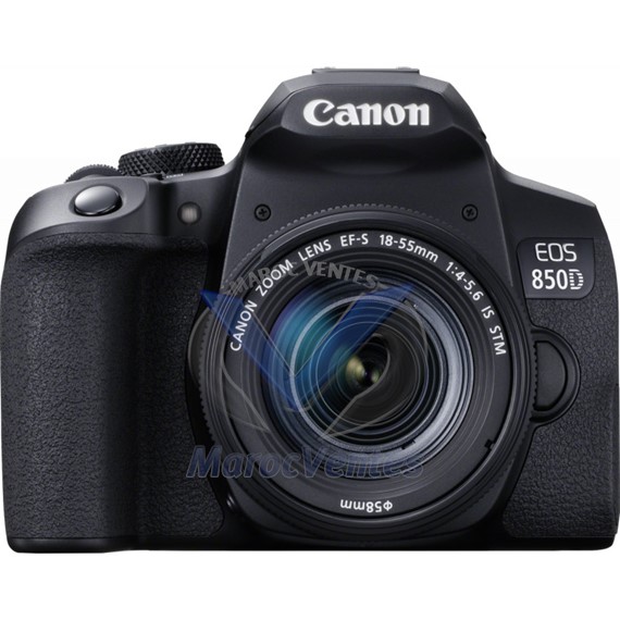 Appareil Photo Reflex Canon EOS 850D + objectif EF-S 18-55mm IS STM 3925C002AA