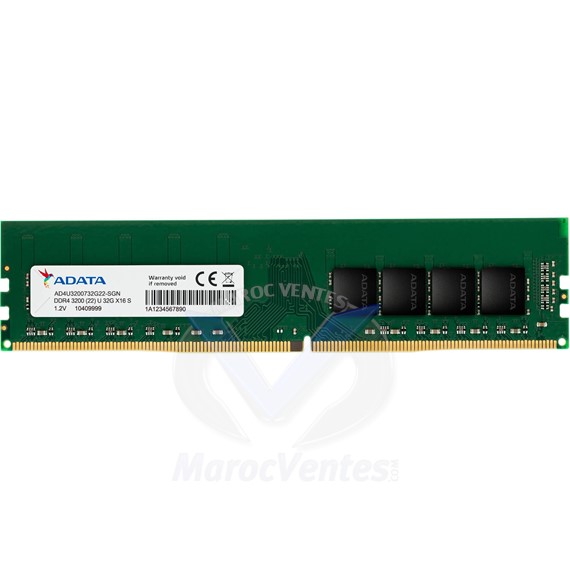 Barrette Mémoire Desk DDR4-3200 U-DIMM 8GB AD4U32008G22-RGN