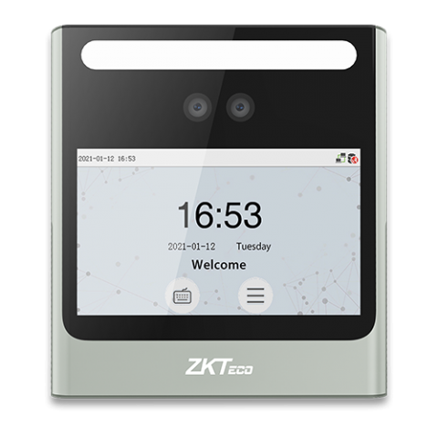 Terminal D’identification Faciale Sans Contact Technologie Avancée Visible Light de ZKTeco EFace10