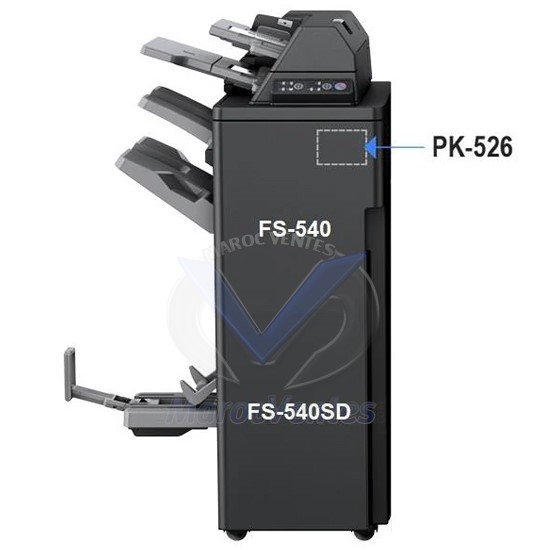 Module de finition tri et agrafage (Agrafe 100f max., sortie 2700f max.) FS-540SD